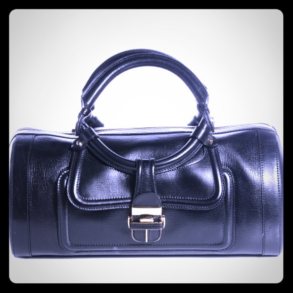 Jimmy Choo Leather Tahula Hillary Doctor Handbag - Picture 6 of 12